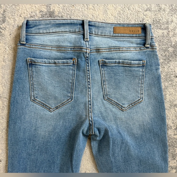 Cello Side Slit Stretch Jeans - Picture 4 of 6